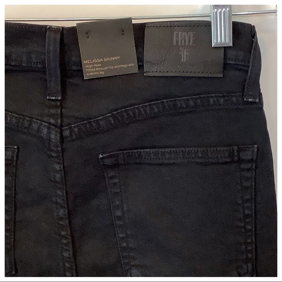 NWT Frye Melissa Skinny Midnight Destroy Jeans 25 - Picture 9 of 15